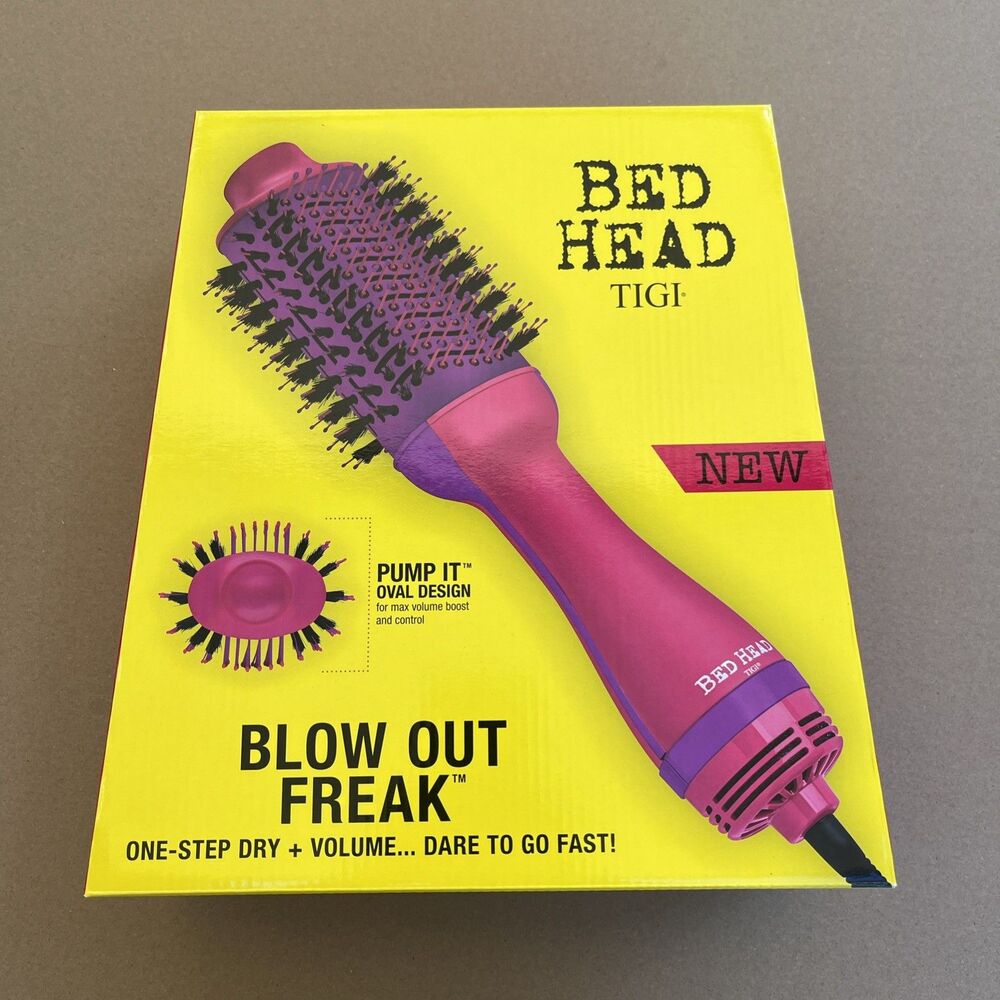 Tigi Bed Head Blow Out Freak Pump It Oval Design Dry + Volume Brand New Factory
